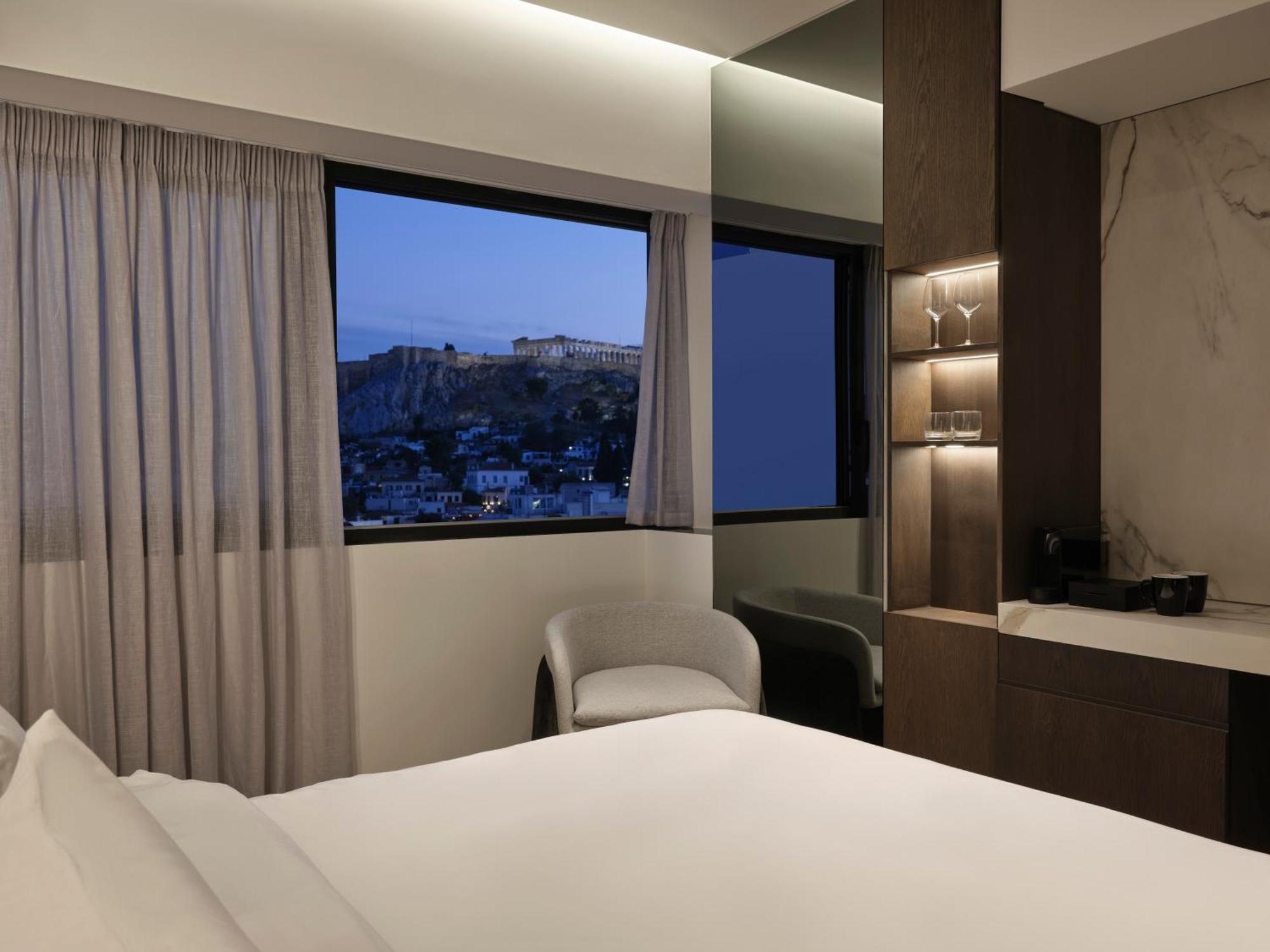 Nur Edge Aparthotel - Acropolis Skyline Aten Exteriör bild