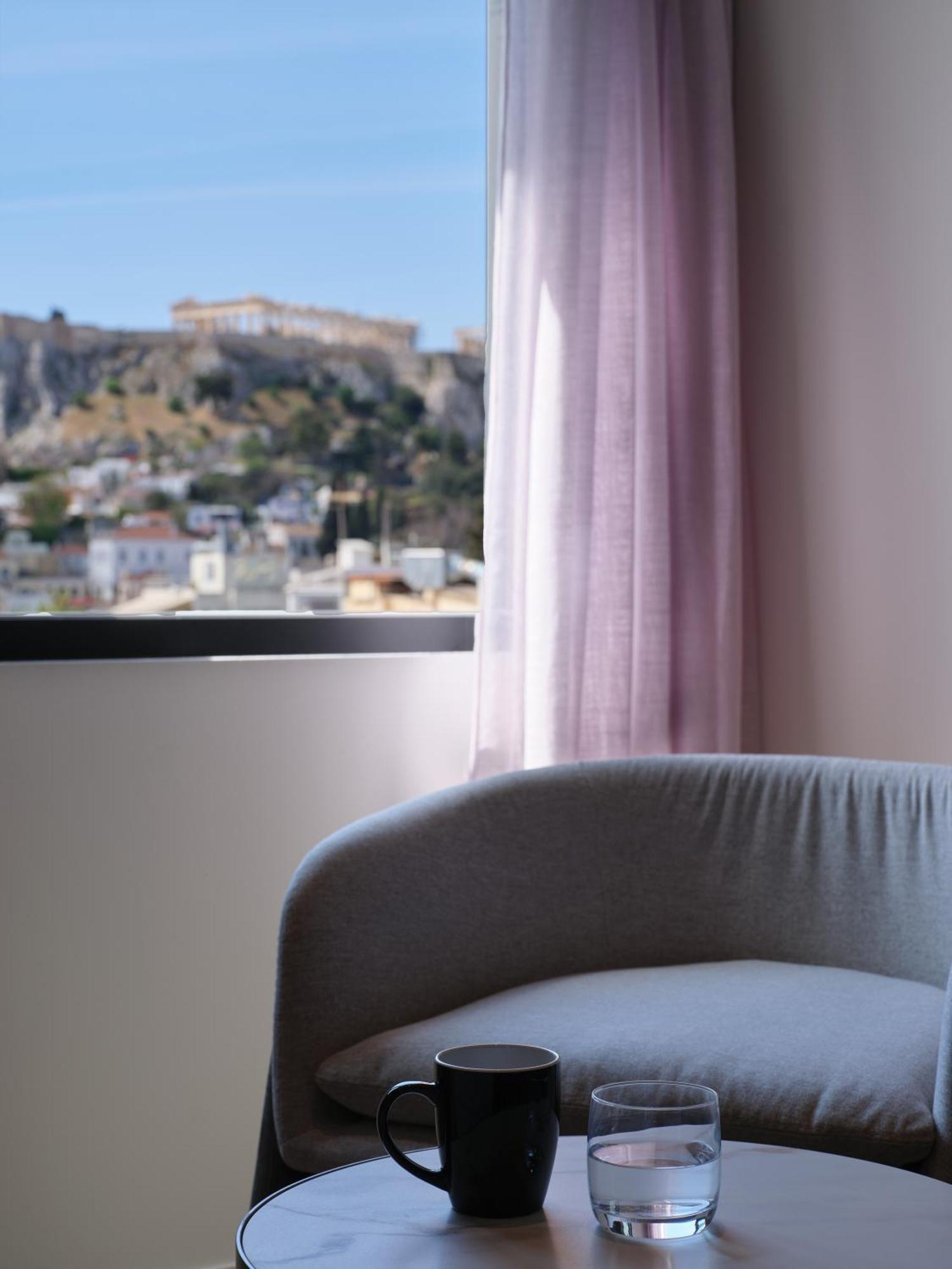 Nur Edge Aparthotel - Acropolis Skyline Aten Exteriör bild